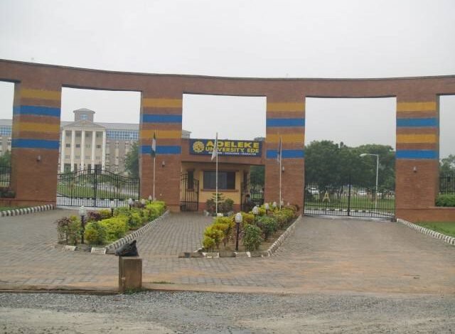 A picture of Adeleke University