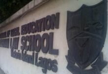 Five persons hospitalized after a fire engulfed the Lagos Law School