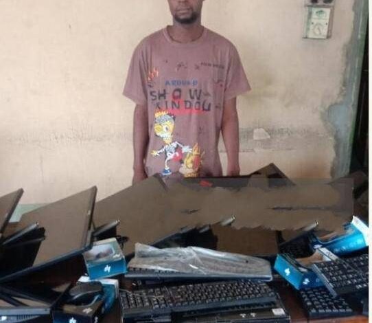 Delta teacher arrested for stealing laptops from the school